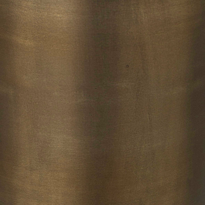 REISS MARBLE & BRASS ACCENT TABLE
