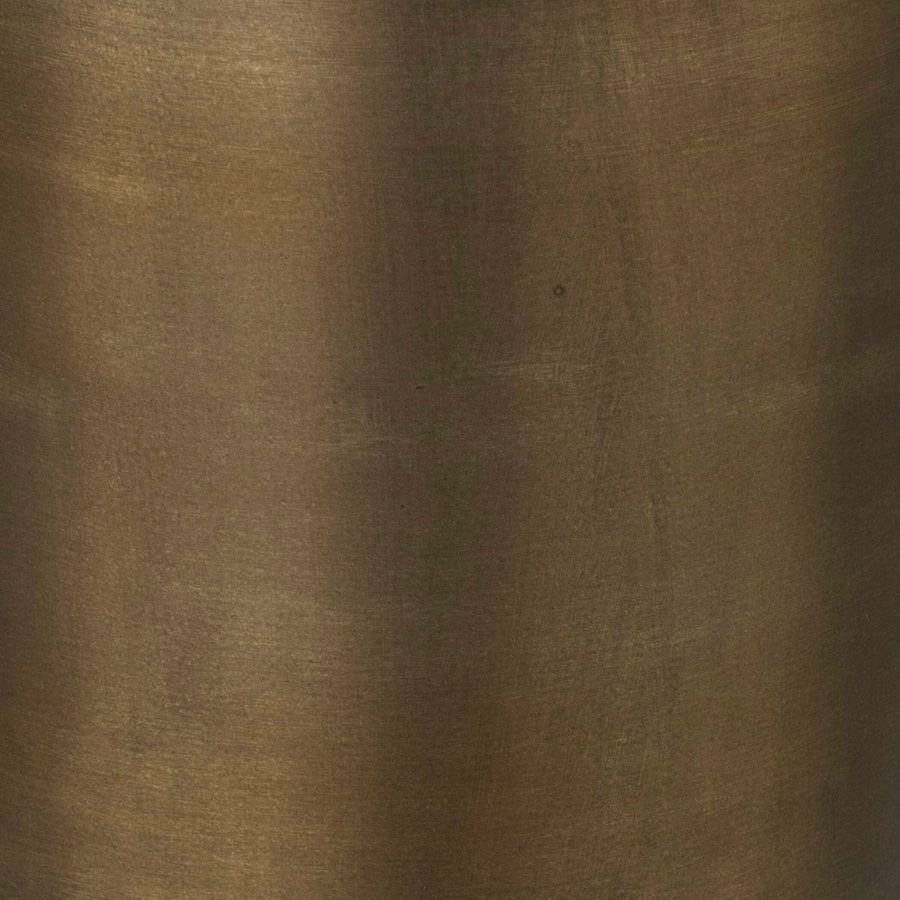 REISS MARBLE & BRASS ACCENT TABLE
