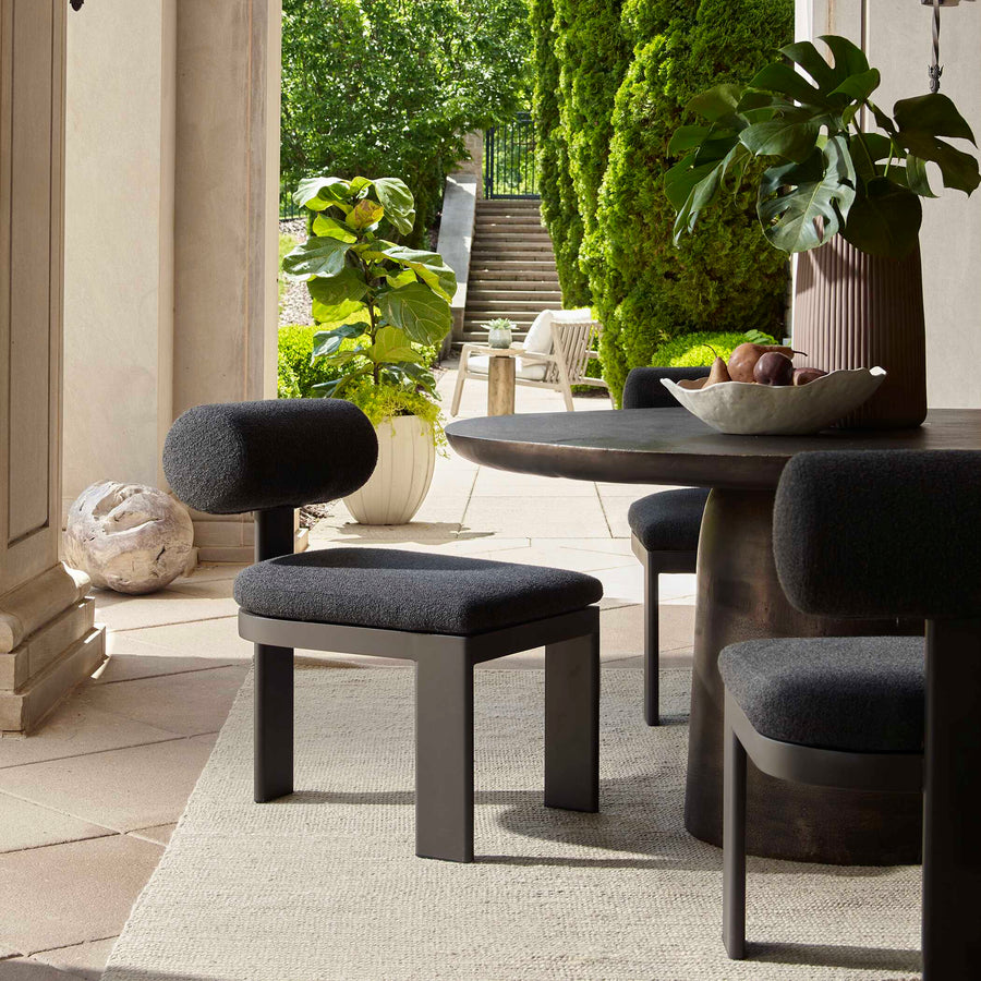 MADRONE GOLDEN DARK BRONZE OUTDOOR DINING TABLE