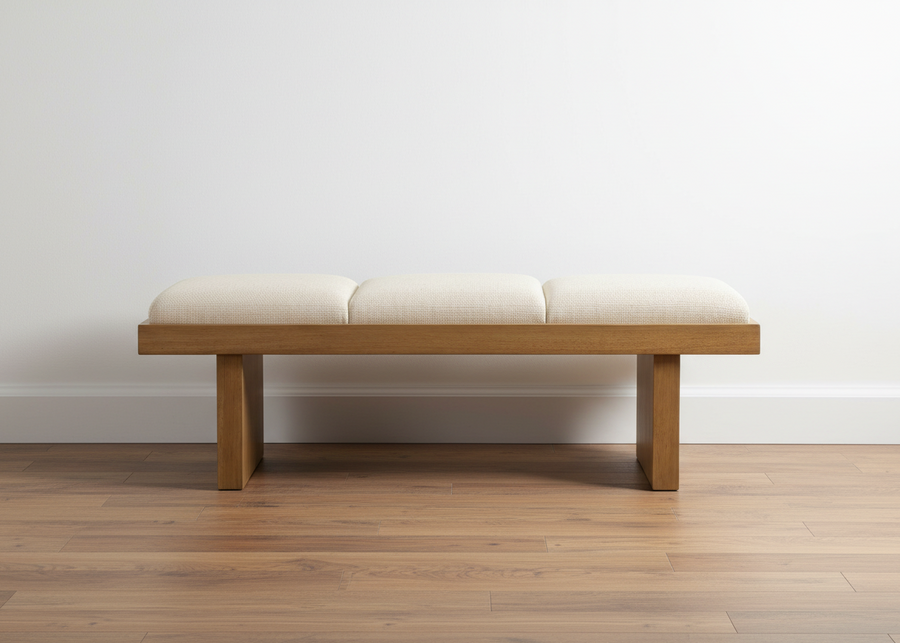 HADEN UPHOLSTERED BEDROOM BENCH
