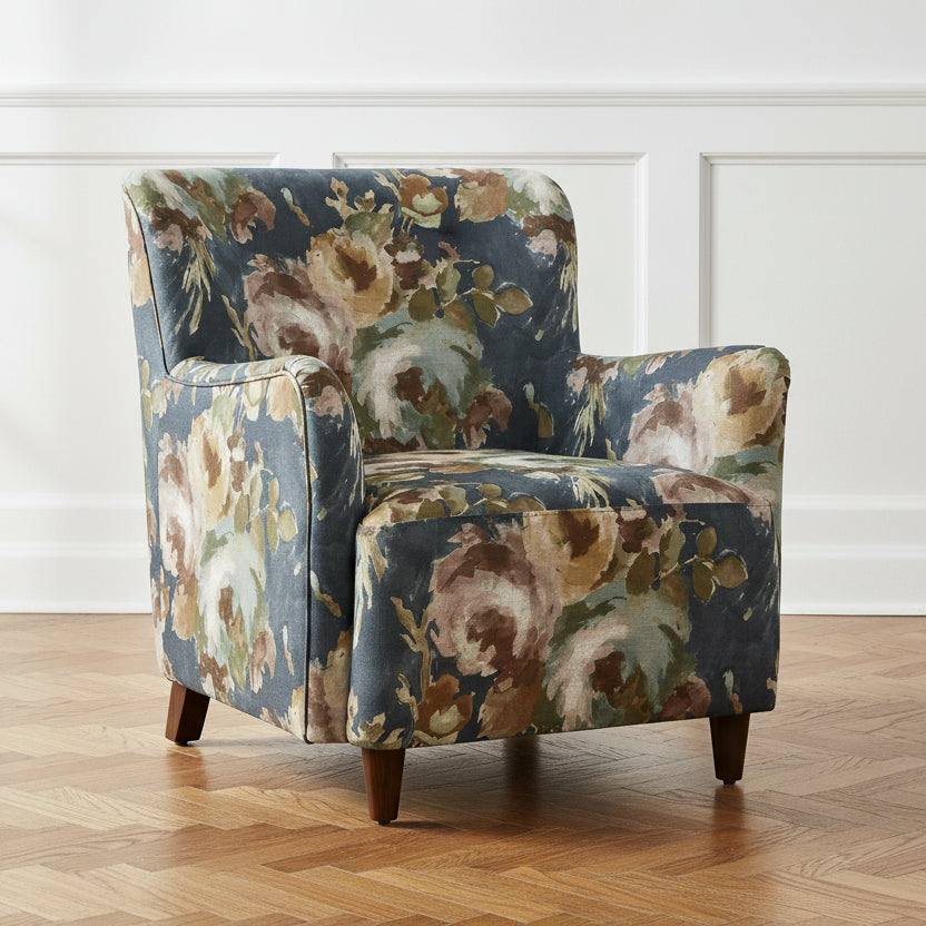 LAINEY FLORAL UPHOLSTERED ARMCHAIR