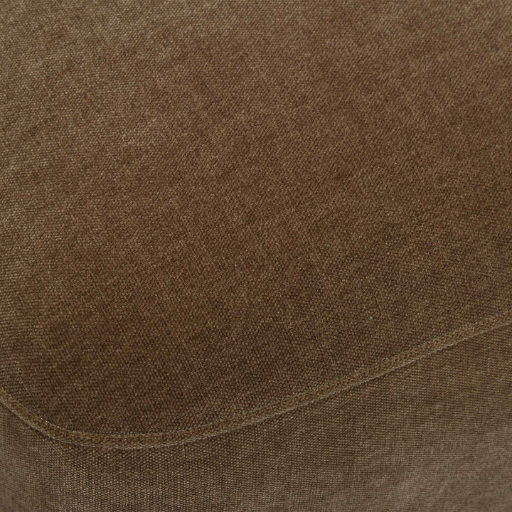 TRUFFLE DISTRESSED VELVET DINING CHAIR
