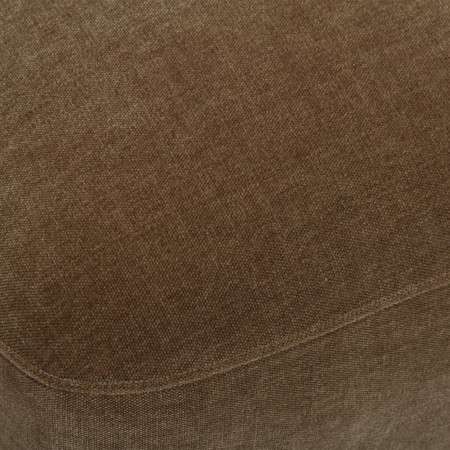 TRUFFLE DISTRESSED VELVET DINING CHAIR