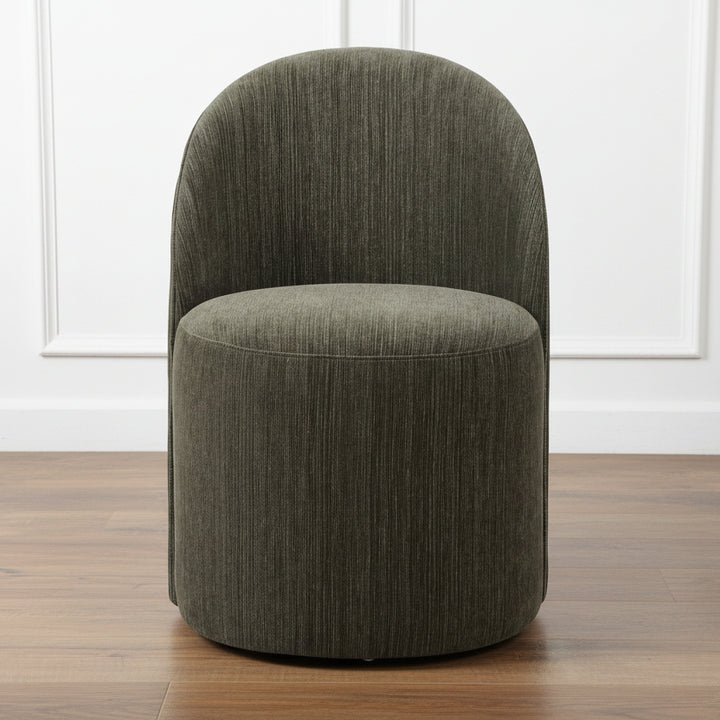 ROLL WITH IT DINING CHAIR: HERB GREEN CHENILLE