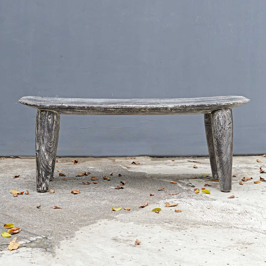 FADE TO BLACK WOOD BENCH