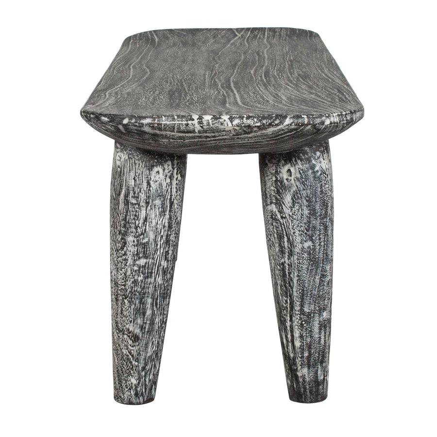 FADE TO BLACK WOOD BENCH