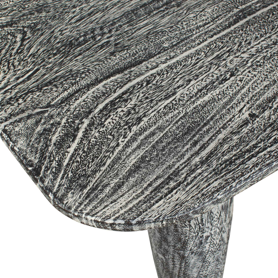 FADE TO BLACK WOOD BENCH