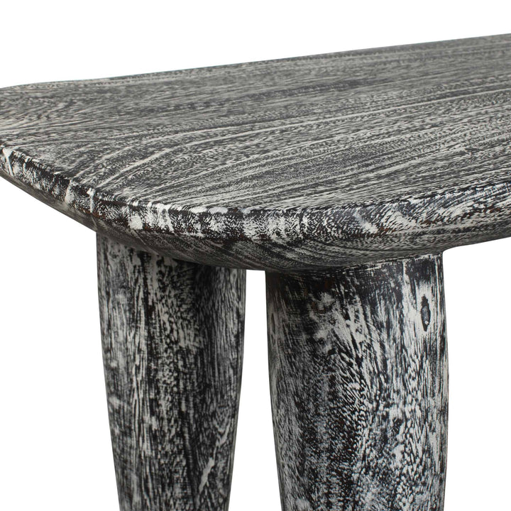 FADE TO BLACK WOOD BENCH