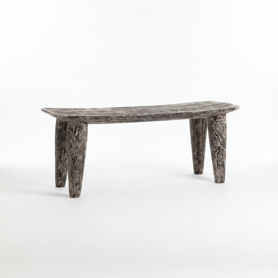 FADE TO BLACK WOOD BENCH
