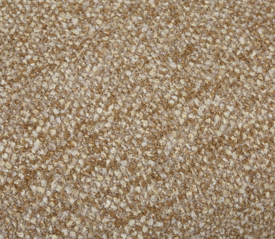 HALLIGAN AMBER BOUCLE UPHOLSTERED ARM CHAIR