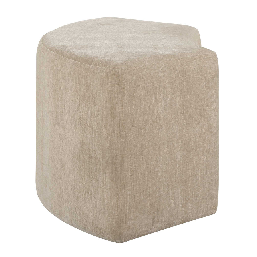 KHAI CURVED VELVET DINING BENCH