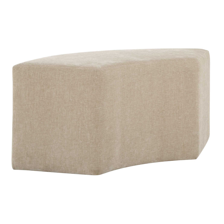 KHAI CURVED VELVET DINING BENCH