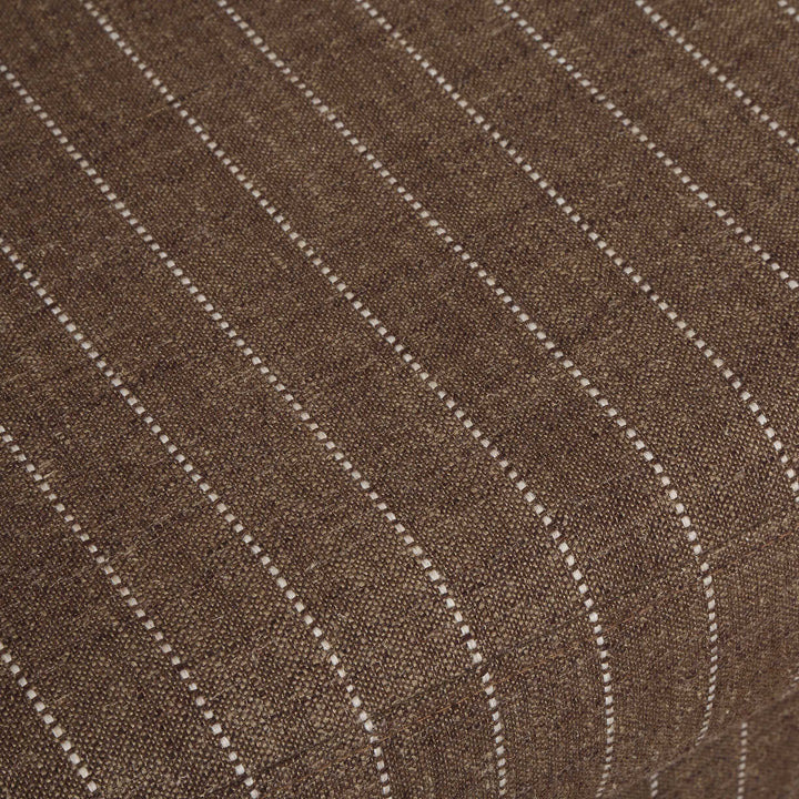 LUISA PINSTRIPE SLIPCOVERED SWIVEL CHAIR