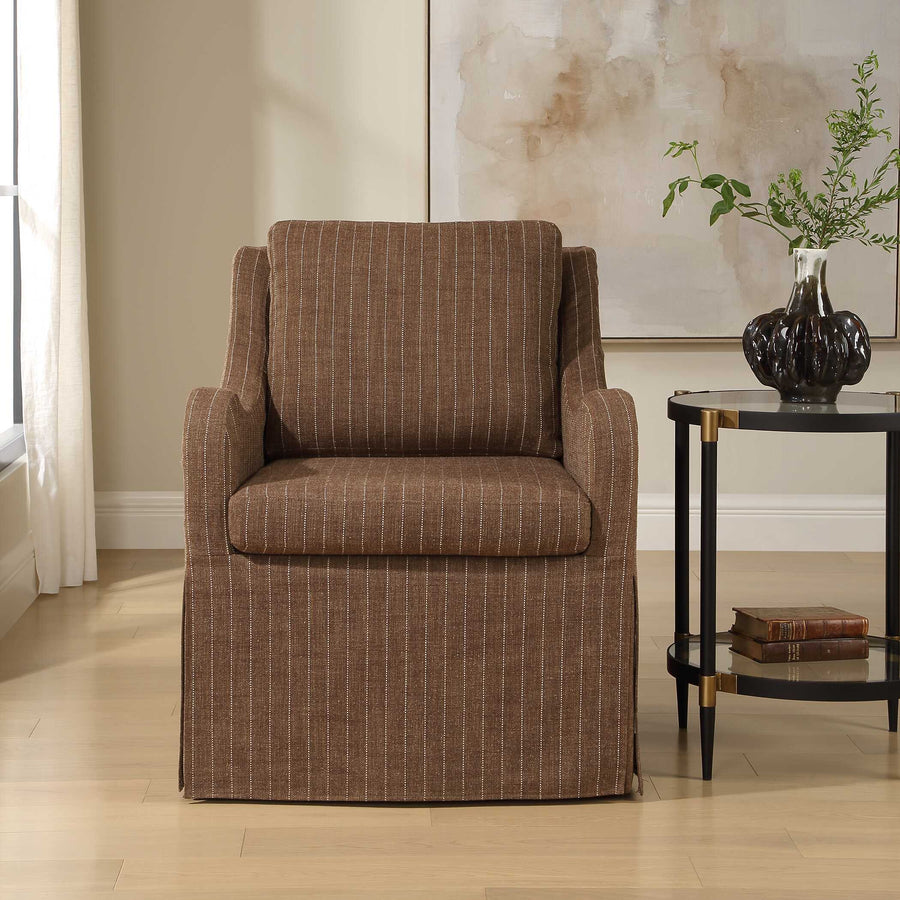 Brown armchair