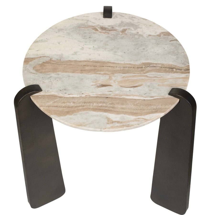 TALUD CANYON MARBLE SIDE TABLE