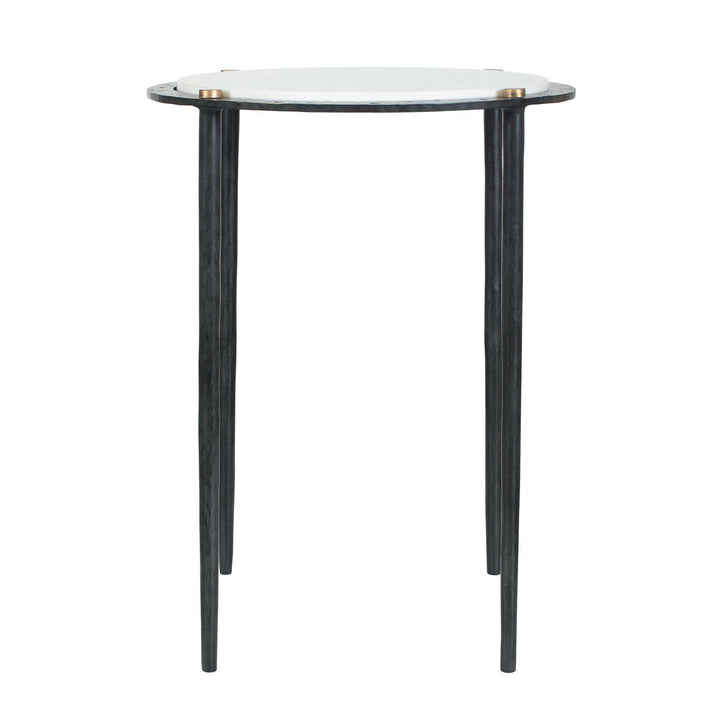 WREN WHITE MARBLE ACCENT TABLE