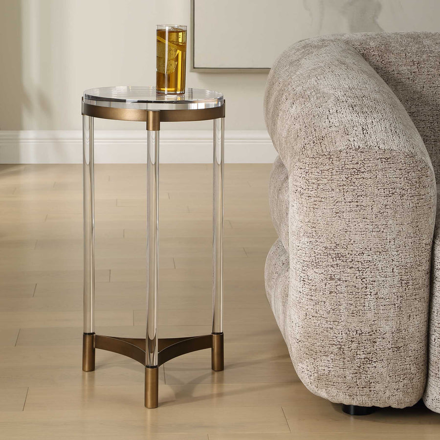 PEREIRA ACRYLIC ACCENT TABLE