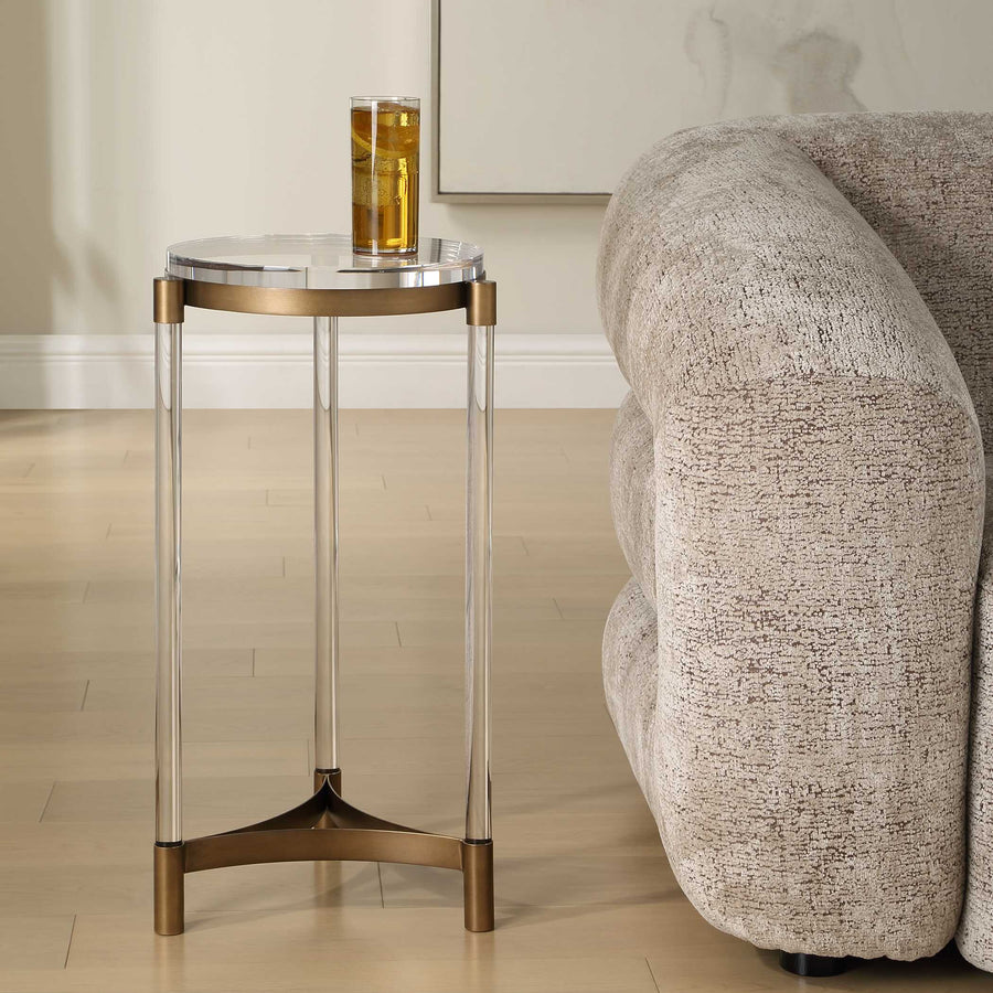 PEREIRA ACRYLIC ACCENT TABLE