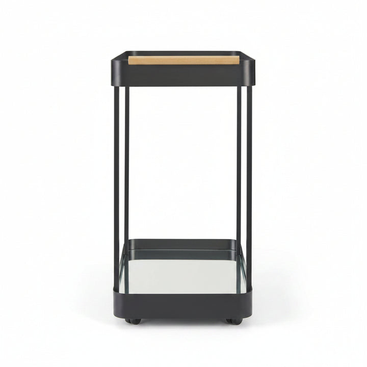 VESPER BLACK IRON BAR CART