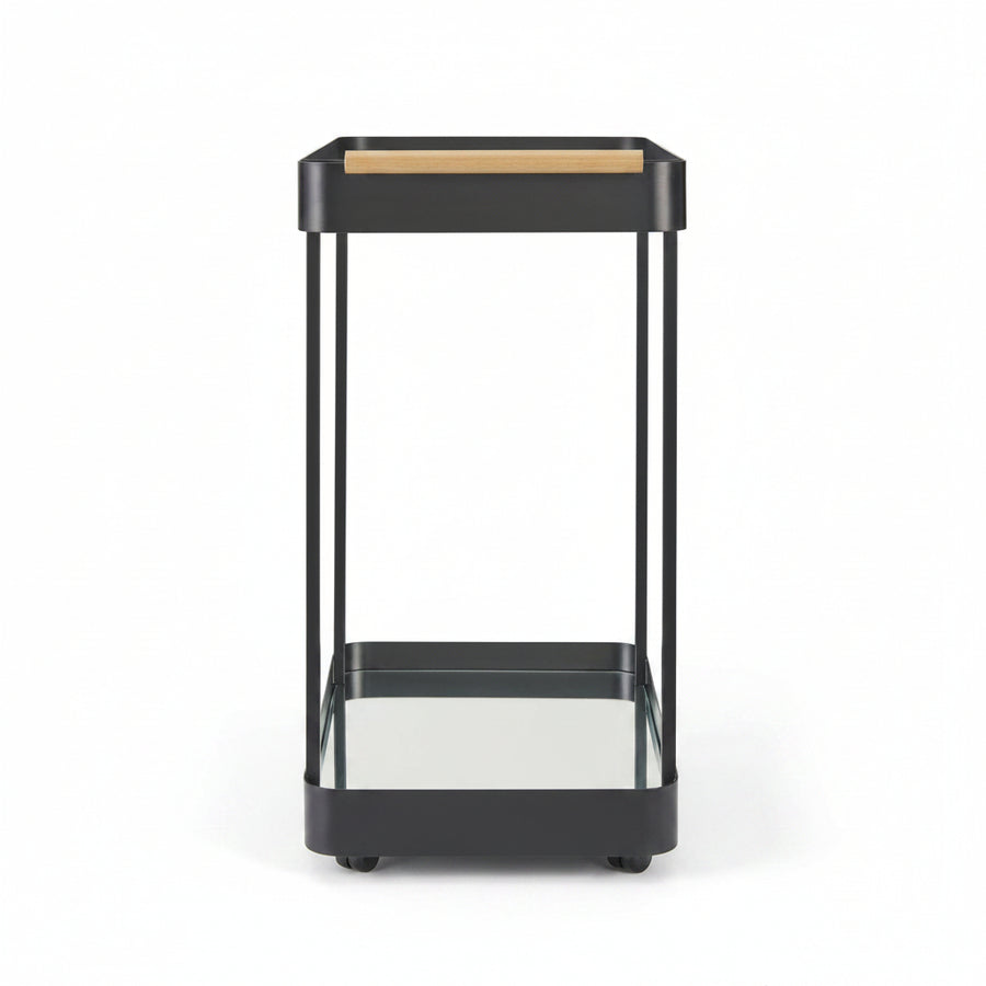 VESPER BLACK IRON BAR CART