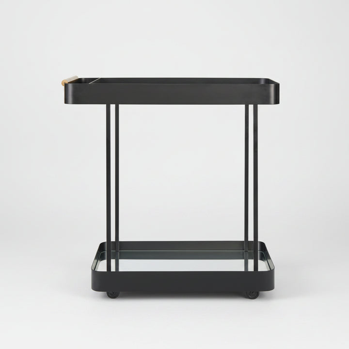 VESPER BLACK IRON BAR CART