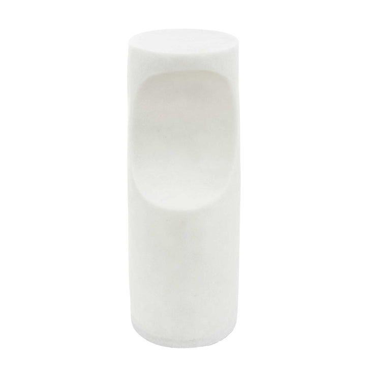 STEVIE WHITE STONE ACCENT TABLE