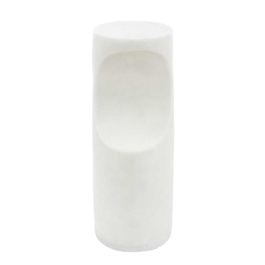 STEVIE WHITE STONE ACCENT TABLE