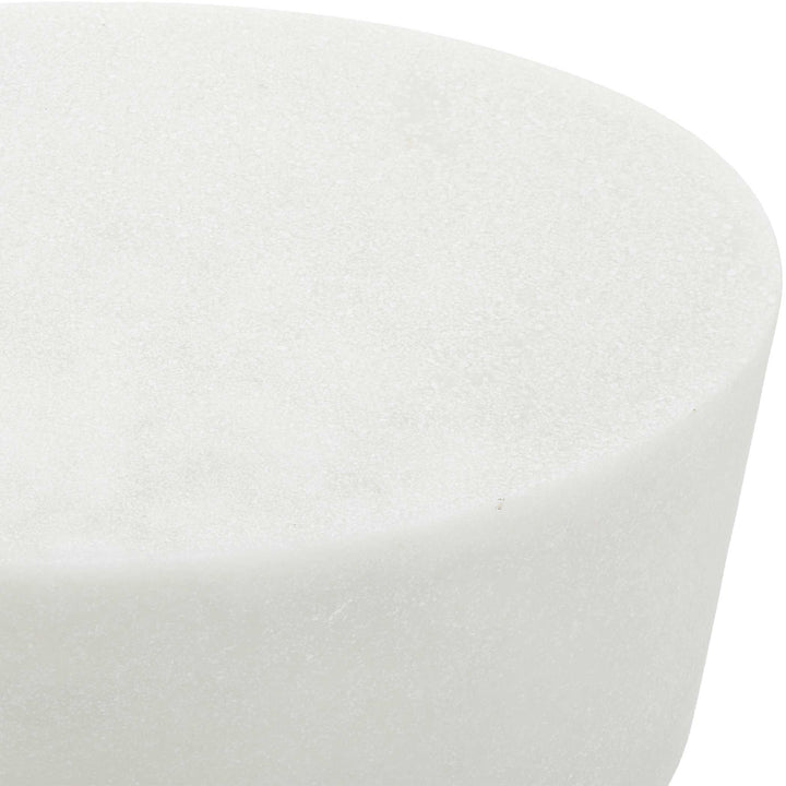 STEVIE WHITE STONE ACCENT TABLE