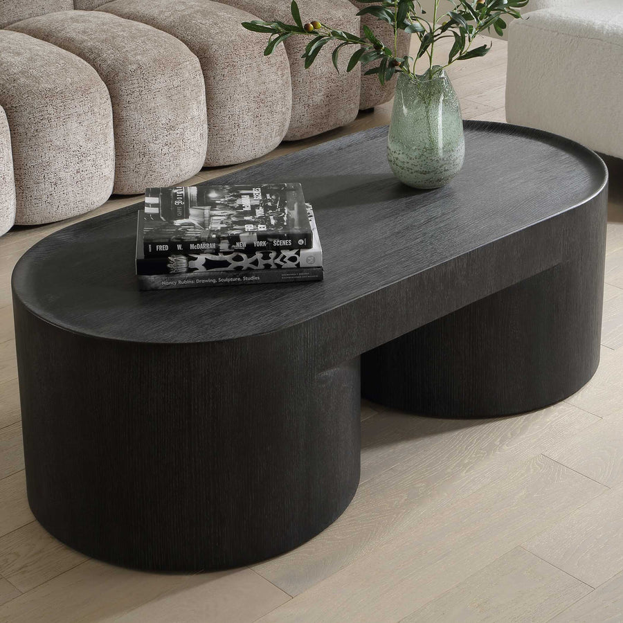 ISBELL EBONY OAK COFFEE TABLE