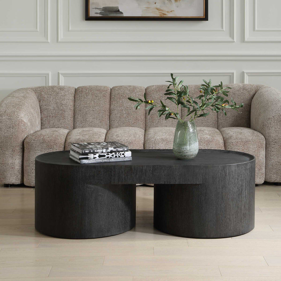 ISBELL EBONY OAK COFFEE TABLE