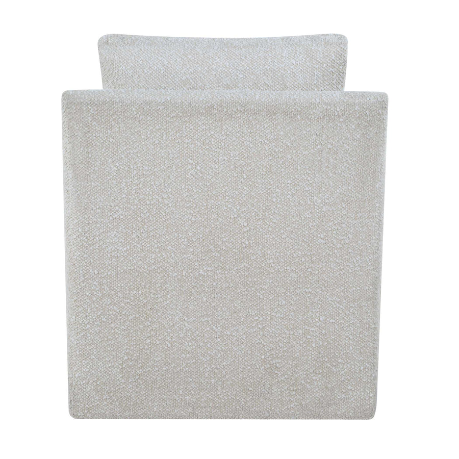 TISDELL CREAM BOUCLE SWIVEL CHAIR