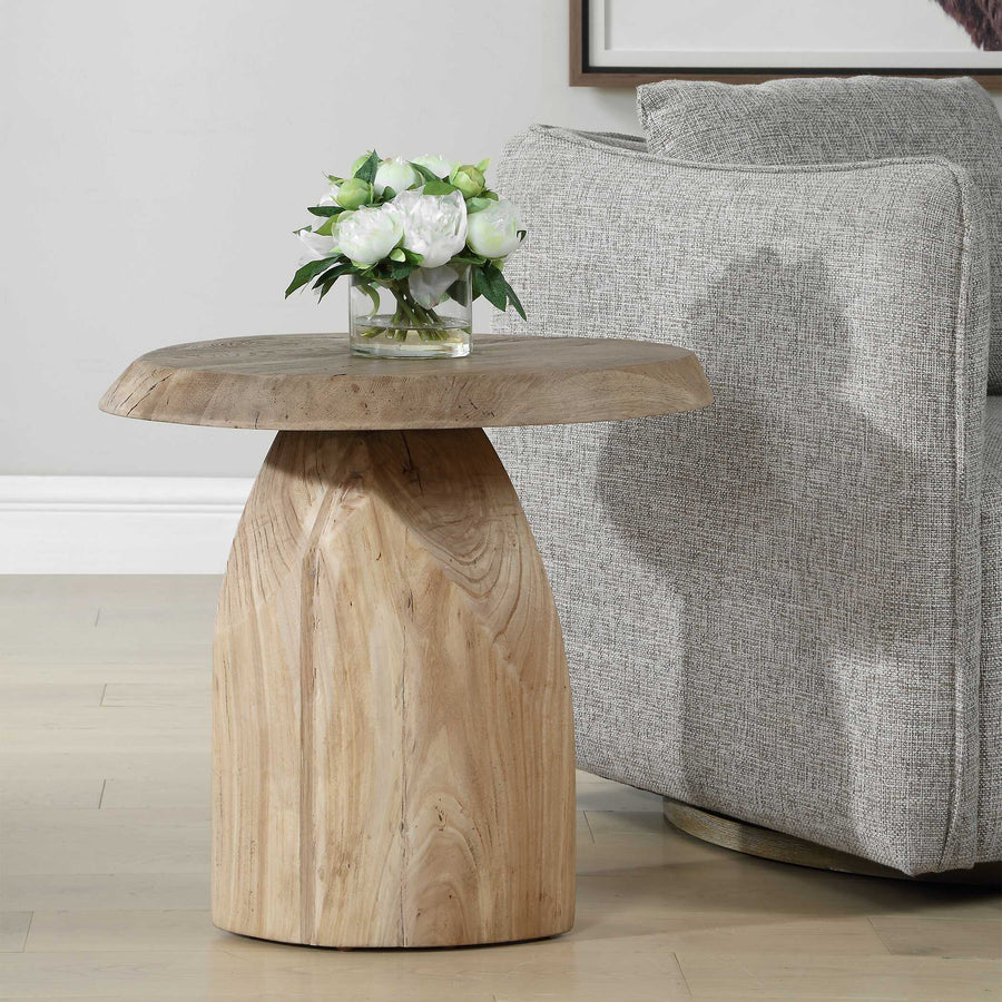 Wooden side table