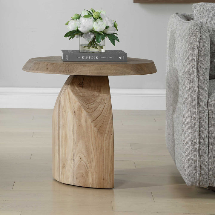 TIERNAN RECLAIMED OAK SIDE TABLE