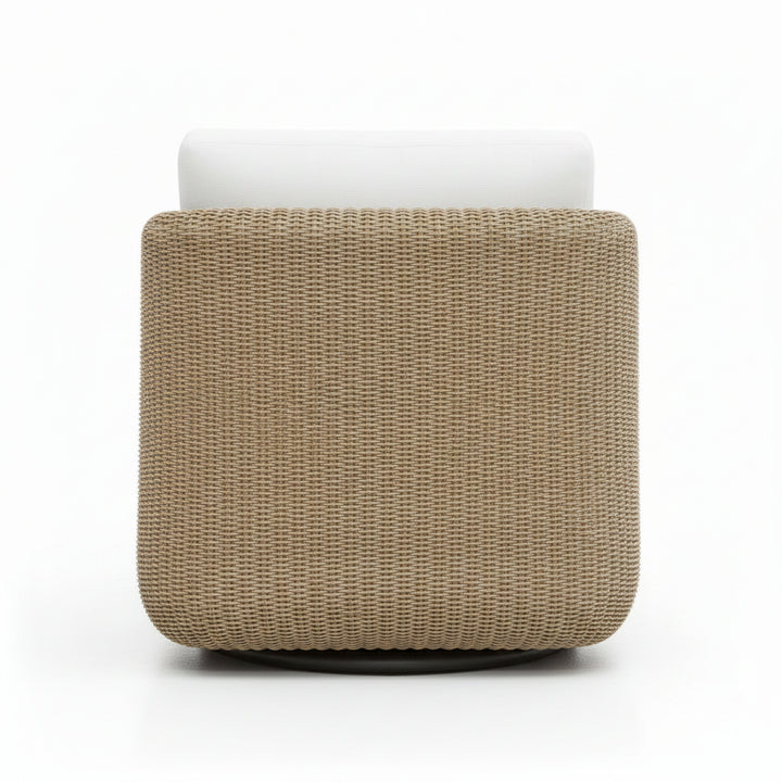 SANTORINI OUTDOOR WICKER SWIVEL CHAIR