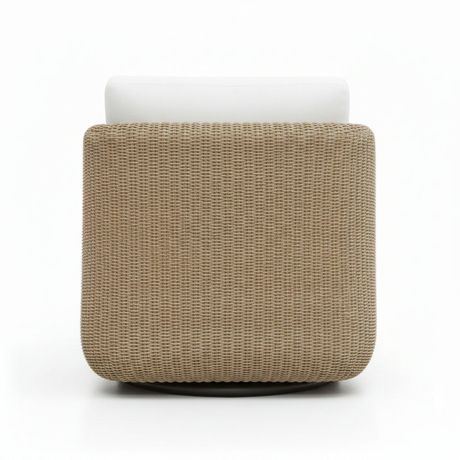 SANTORINI OUTDOOR WICKER SWIVEL CHAIR
