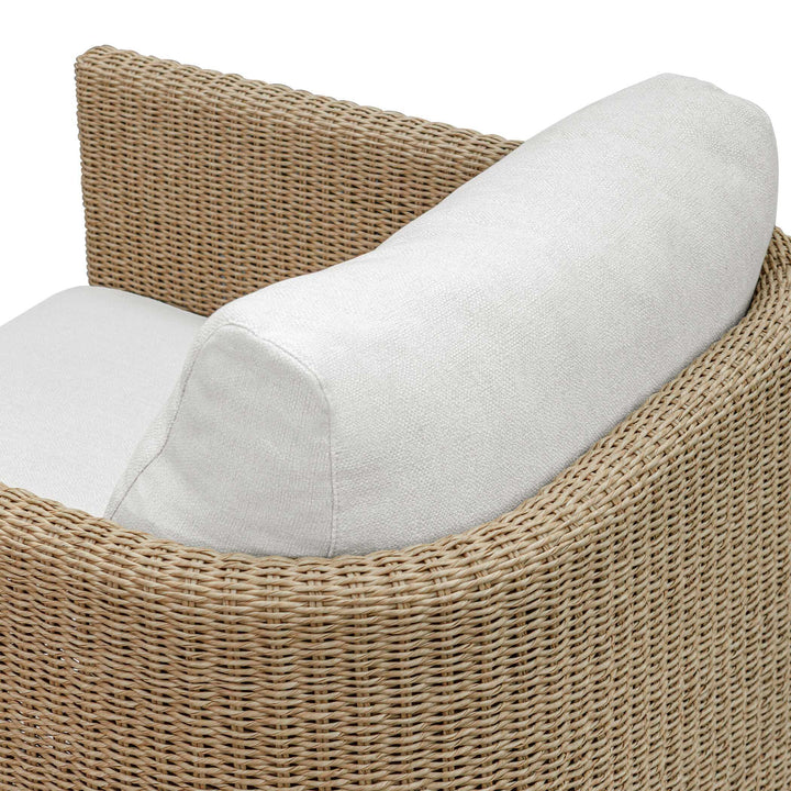 SANTORINI OUTDOOR WICKER SWIVEL CHAIR