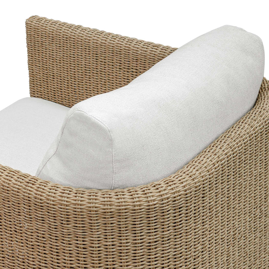 SANTORINI OUTDOOR WICKER SWIVEL CHAIR