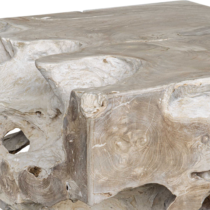 DEGUARA BLEACHED DRIFTWOOD COFFEE TABLE