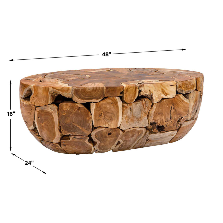 GAREIS TEAK COFFEE TABLE