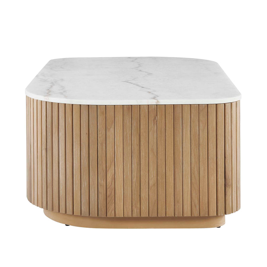ARIK MARBLE TOP COFFEE TABLE