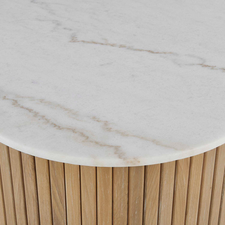 ARIK MARBLE TOP COFFEE TABLE
