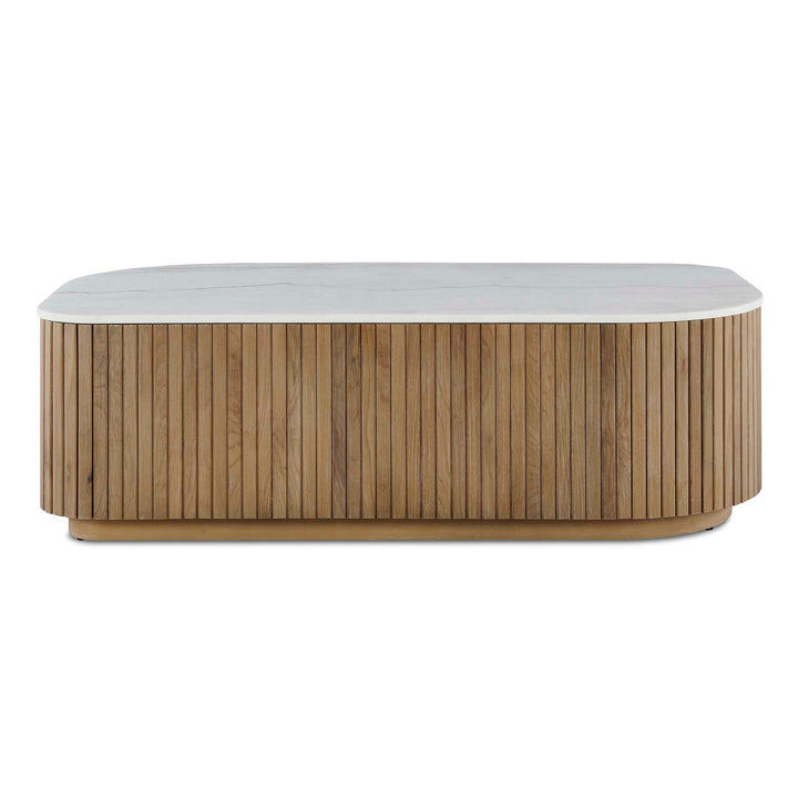 ARIK MARBLE TOP COFFEE TABLE