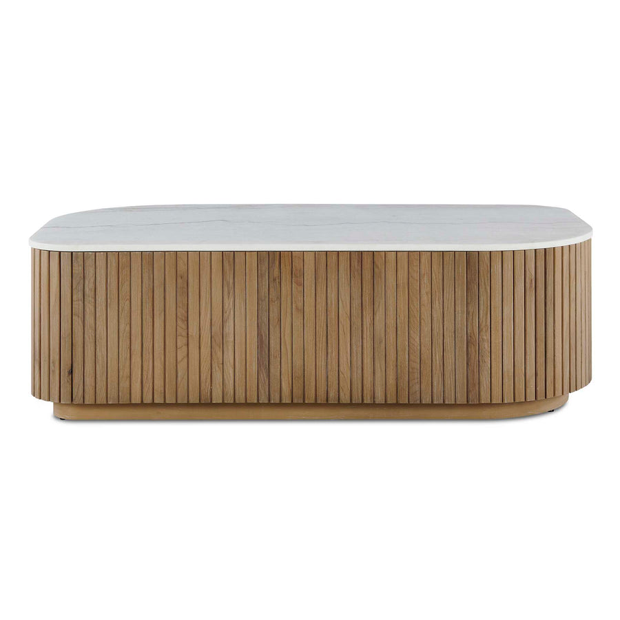ARIK MARBLE TOP COFFEE TABLE