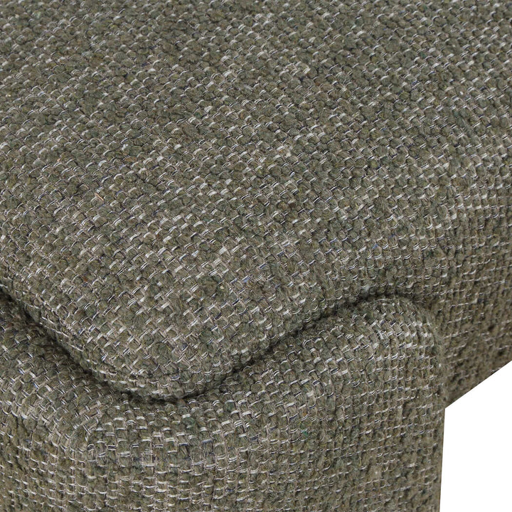 ANGUS GREEN BOUCLE SMALL BENCH