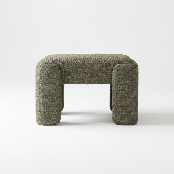 ANGUS GREEN BOUCLE SMALL BENCH