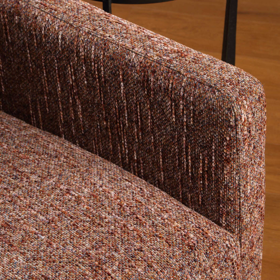 CANYON CHENILLE SWIVEL ARMCHAIR