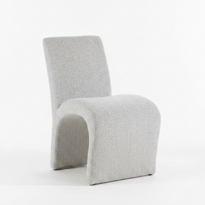 VALENTIN BOUCLE UPHOLSTERED DINING CHAIR