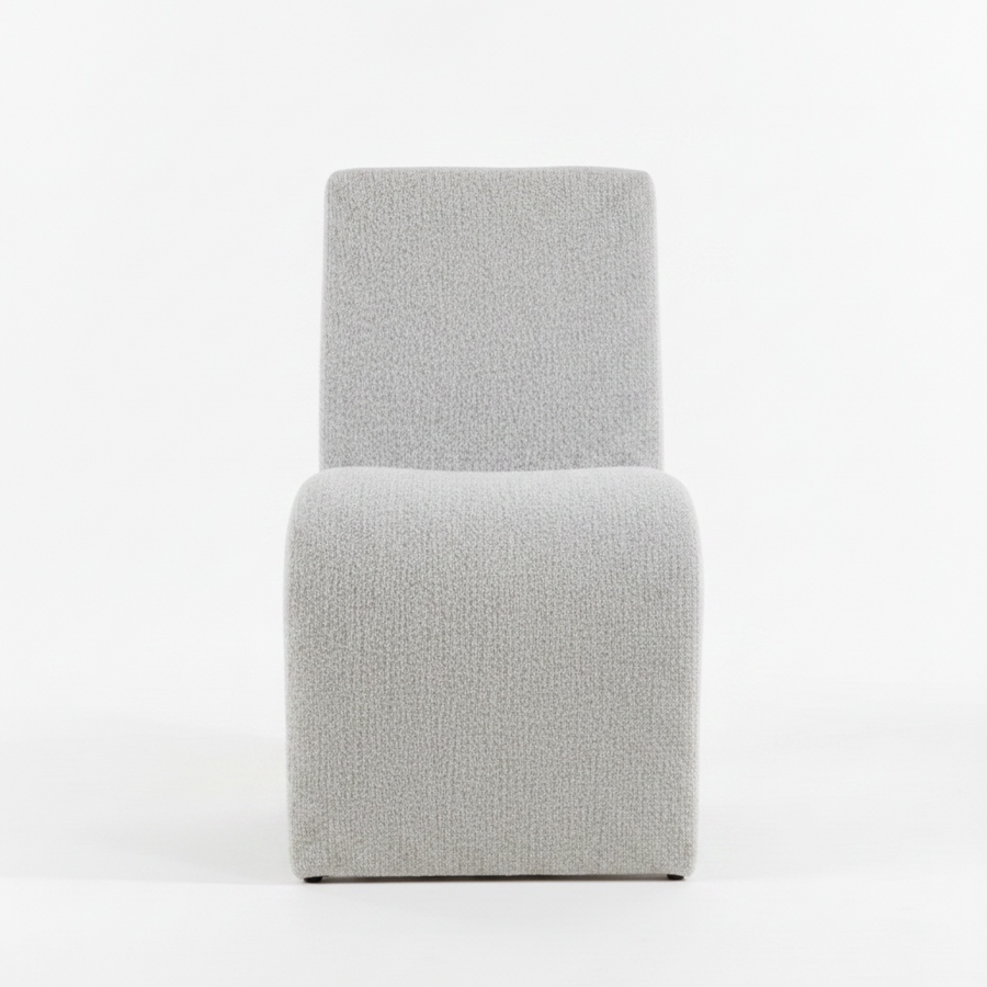 VALENTIN BOUCLE UPHOLSTERED DINING CHAIR