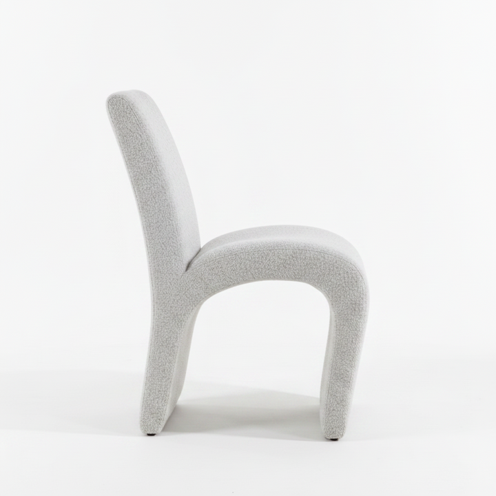 VALENTIN BOUCLE UPHOLSTERED DINING CHAIR