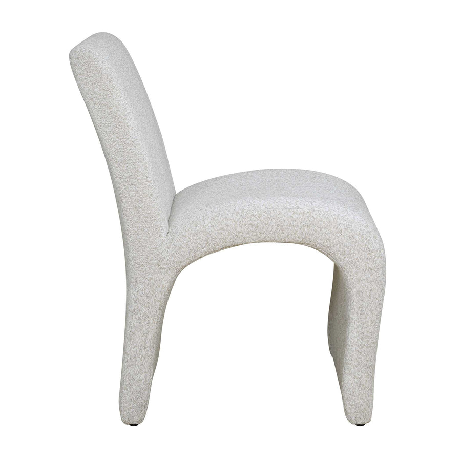 VALENTIN BOUCLE UPHOLSTERED DINING CHAIR